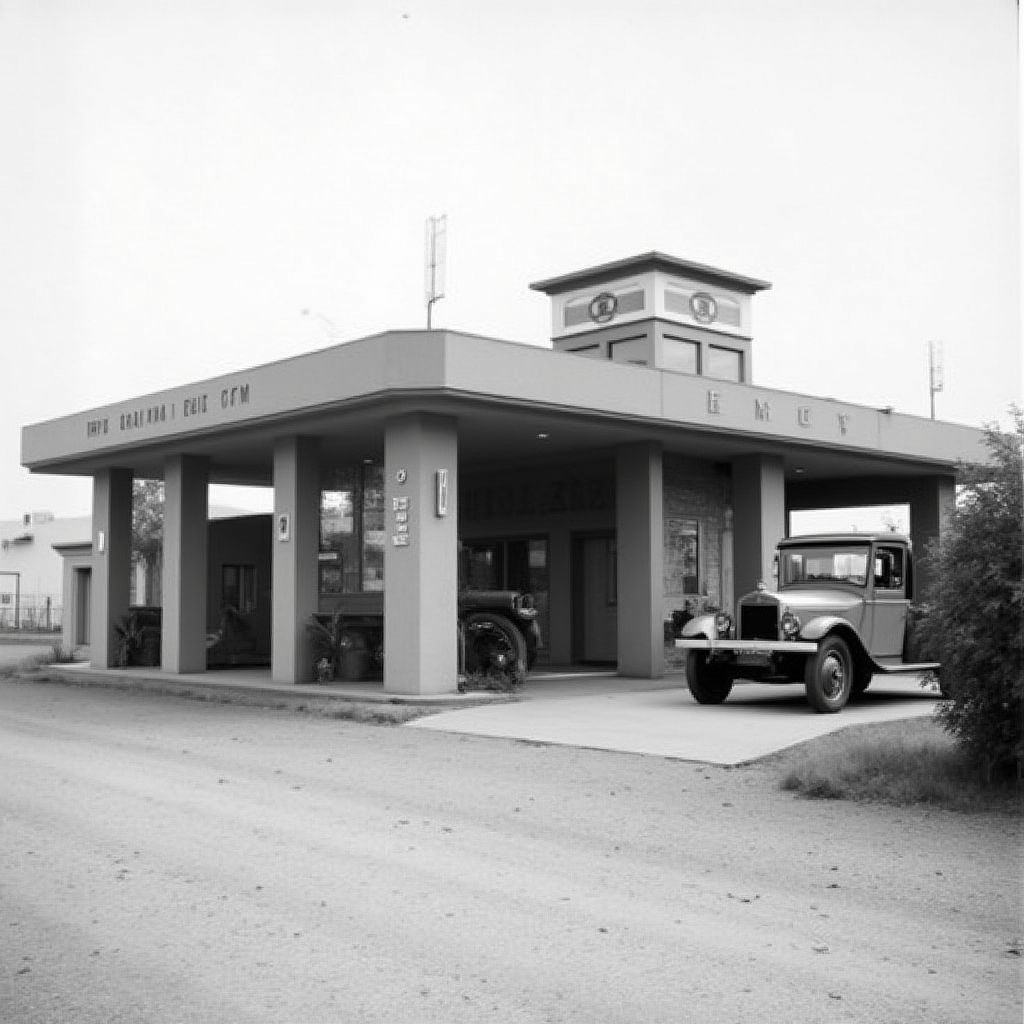 Histórica primera estación YPF