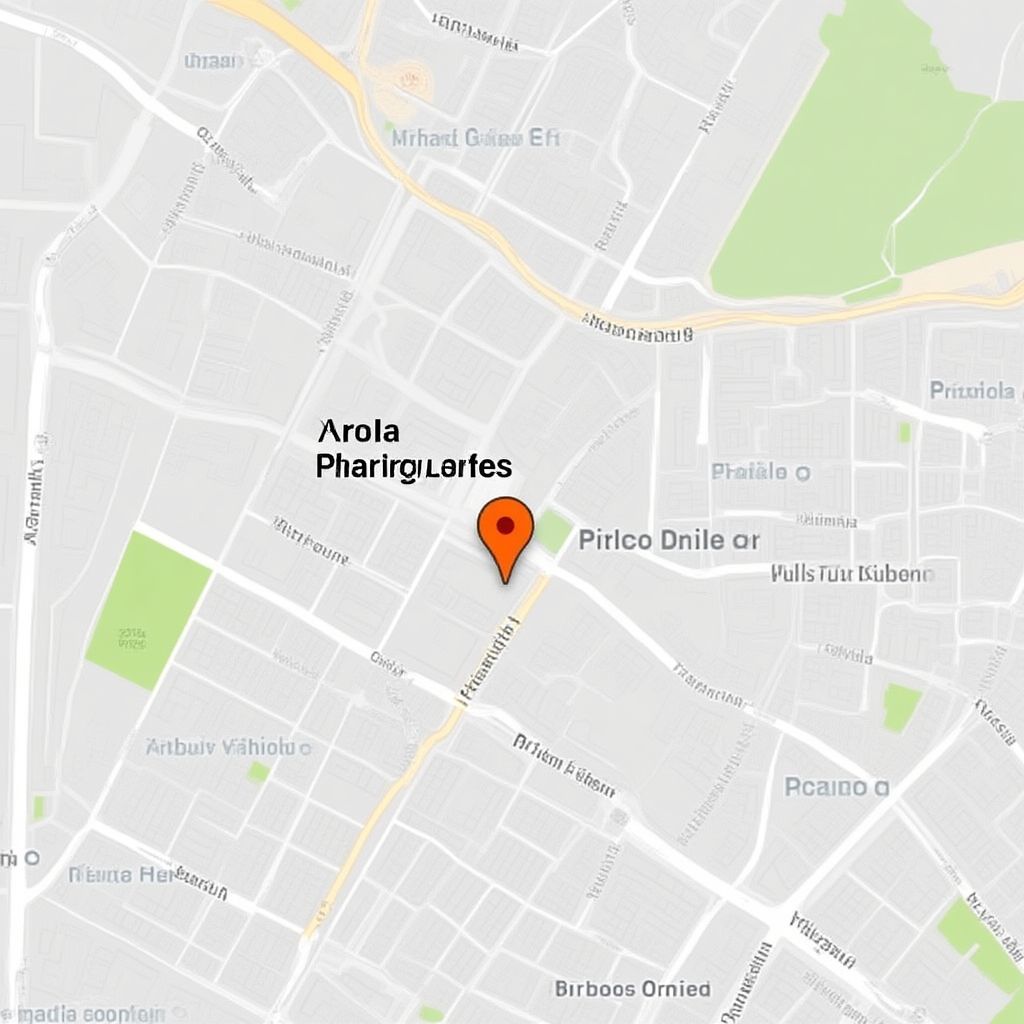 Mapa de ubicación de YPF